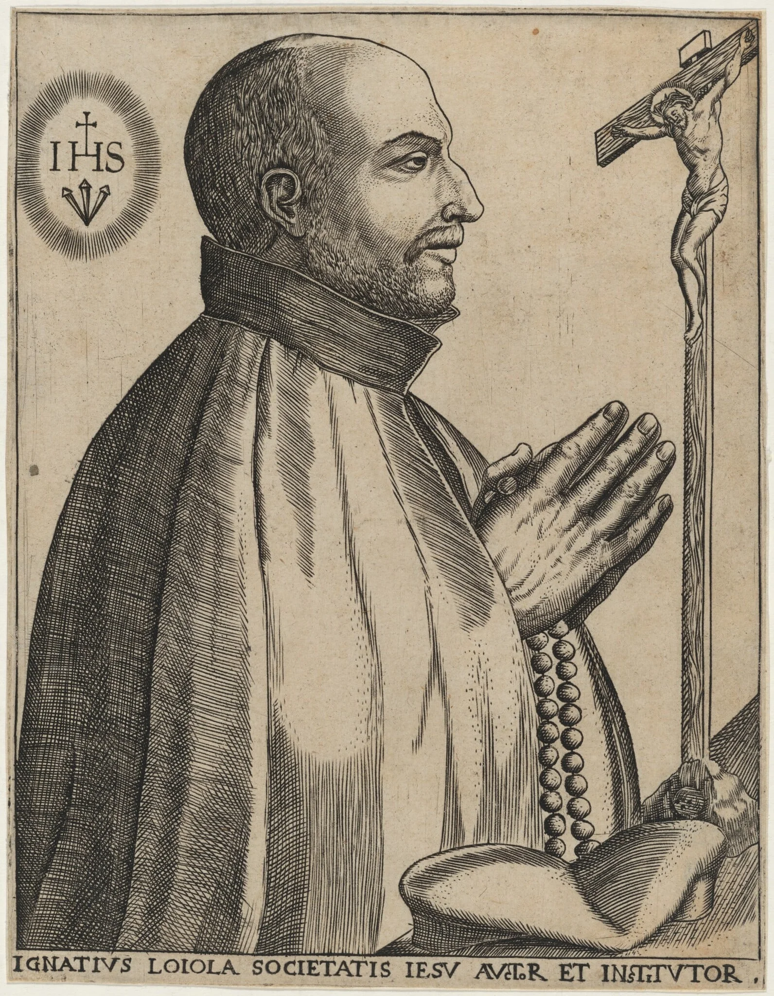 Saint Ignatius de Loyola, Founder of the Jesuits, detail