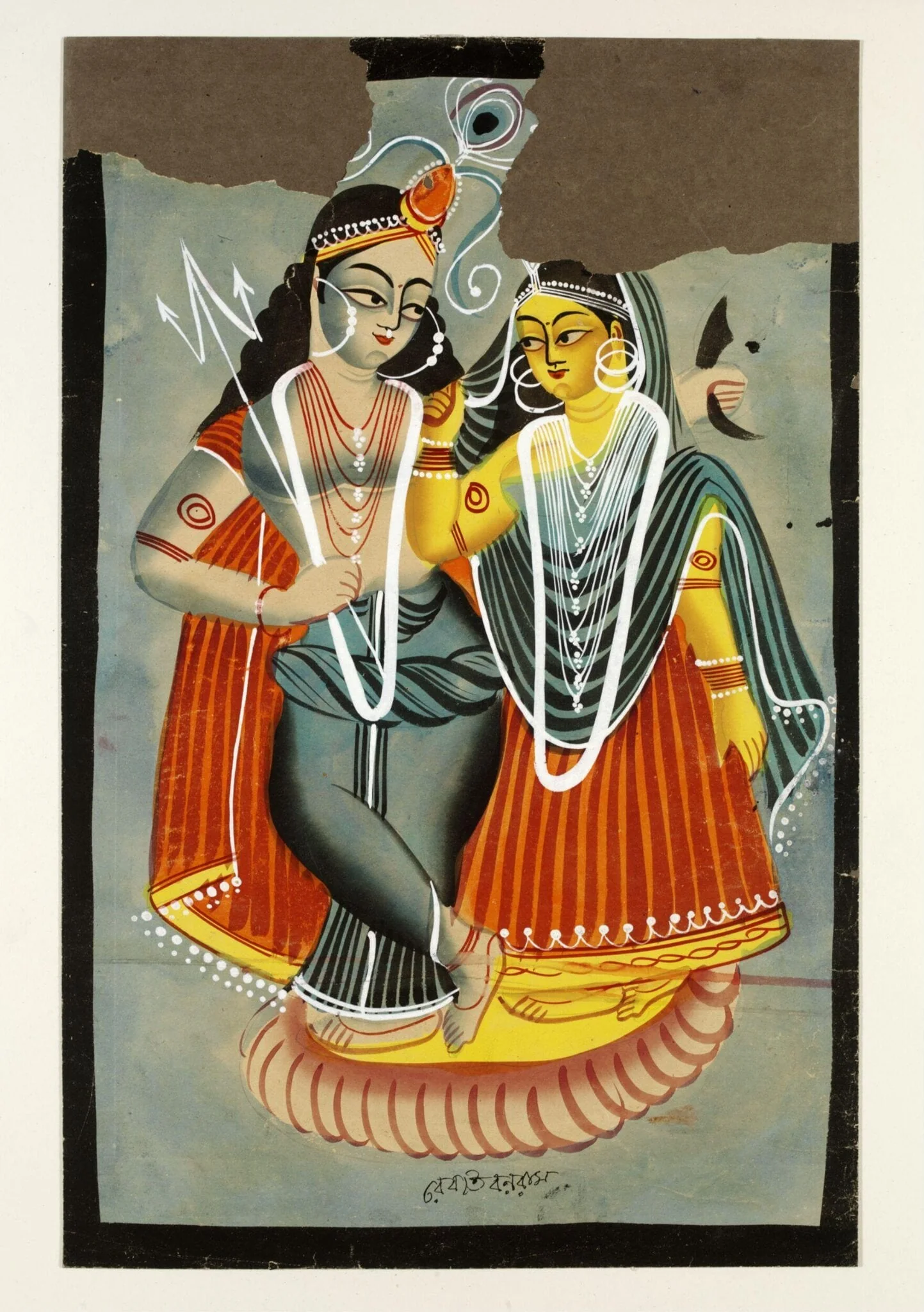 Balarama and Revati, detail
