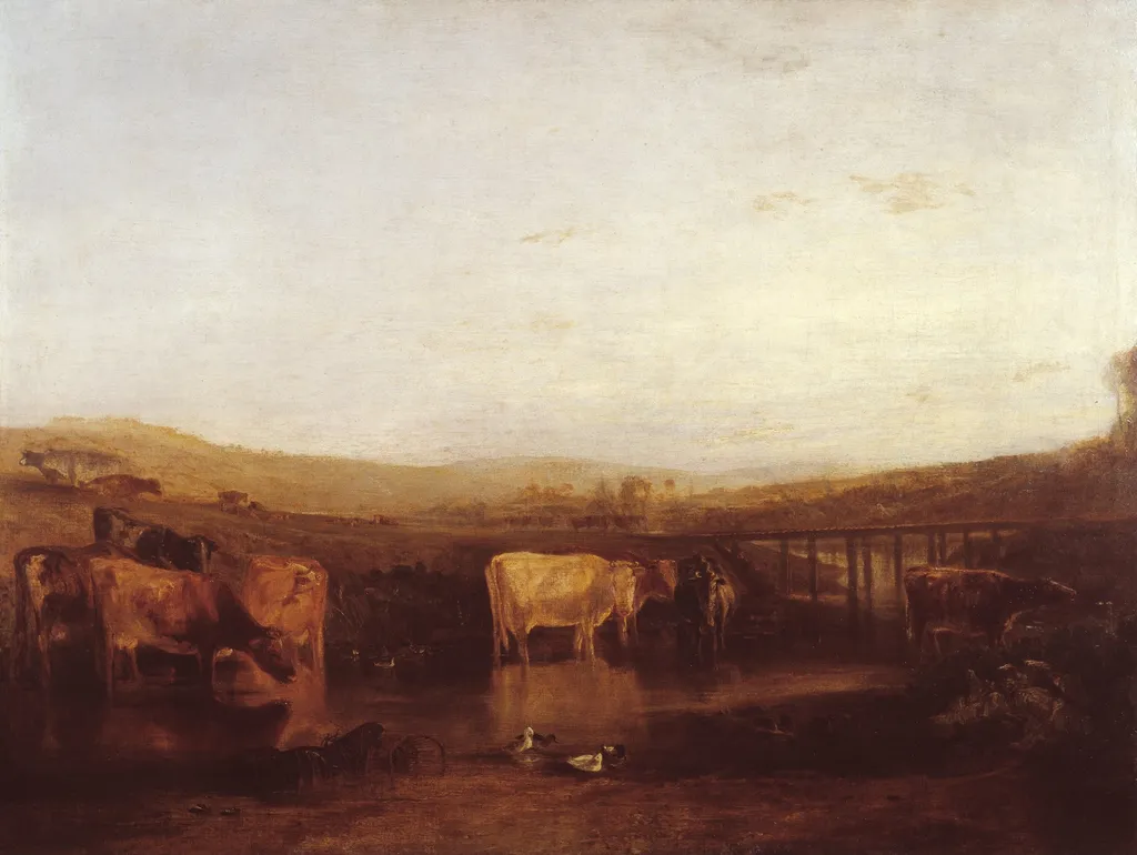 Union of the Thames and Isis, by Joseph Mallord William Turner, oil, 1808
