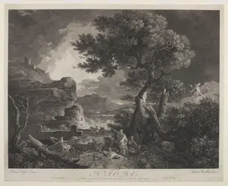 Niobe, by William Woollett, 1750