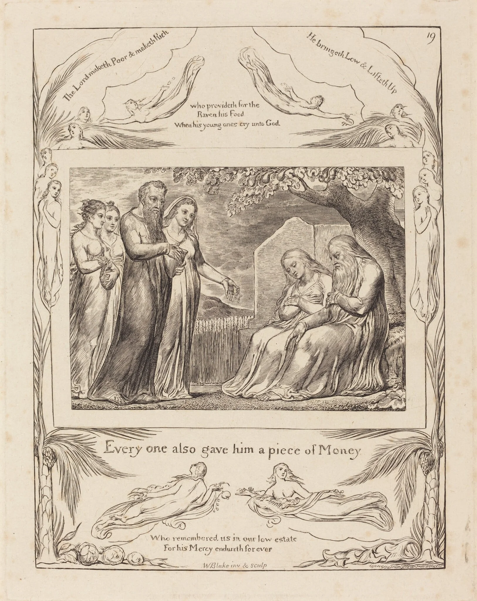 Job Accepting Charity, detail