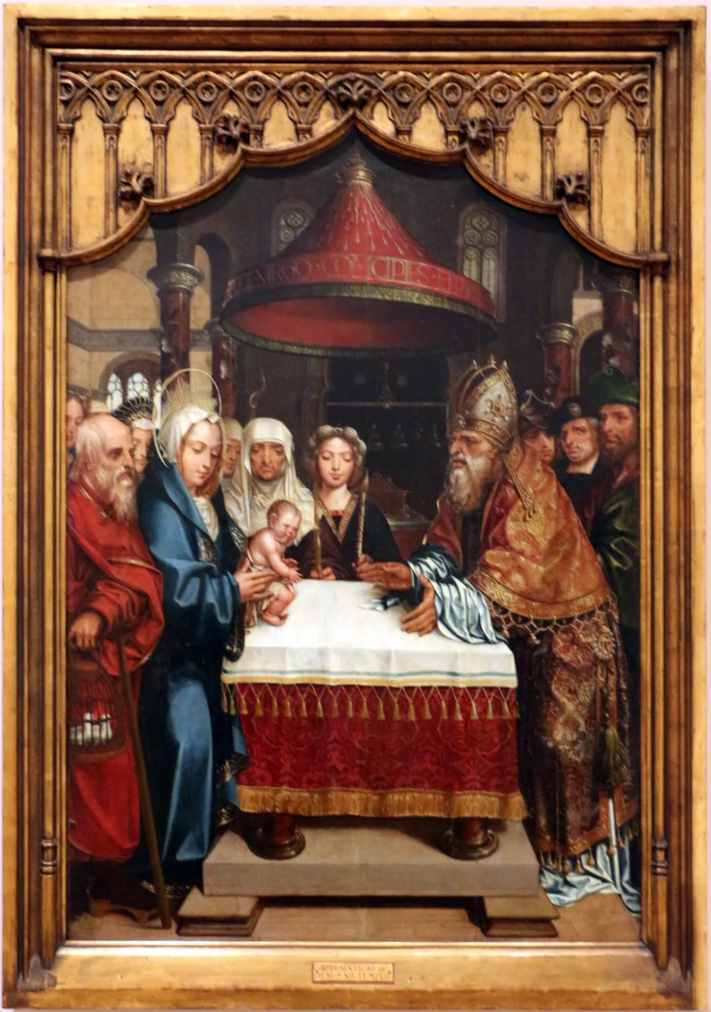 Apresentação do Menino no Templo, by Gregório Lopes, unspecified, 1527