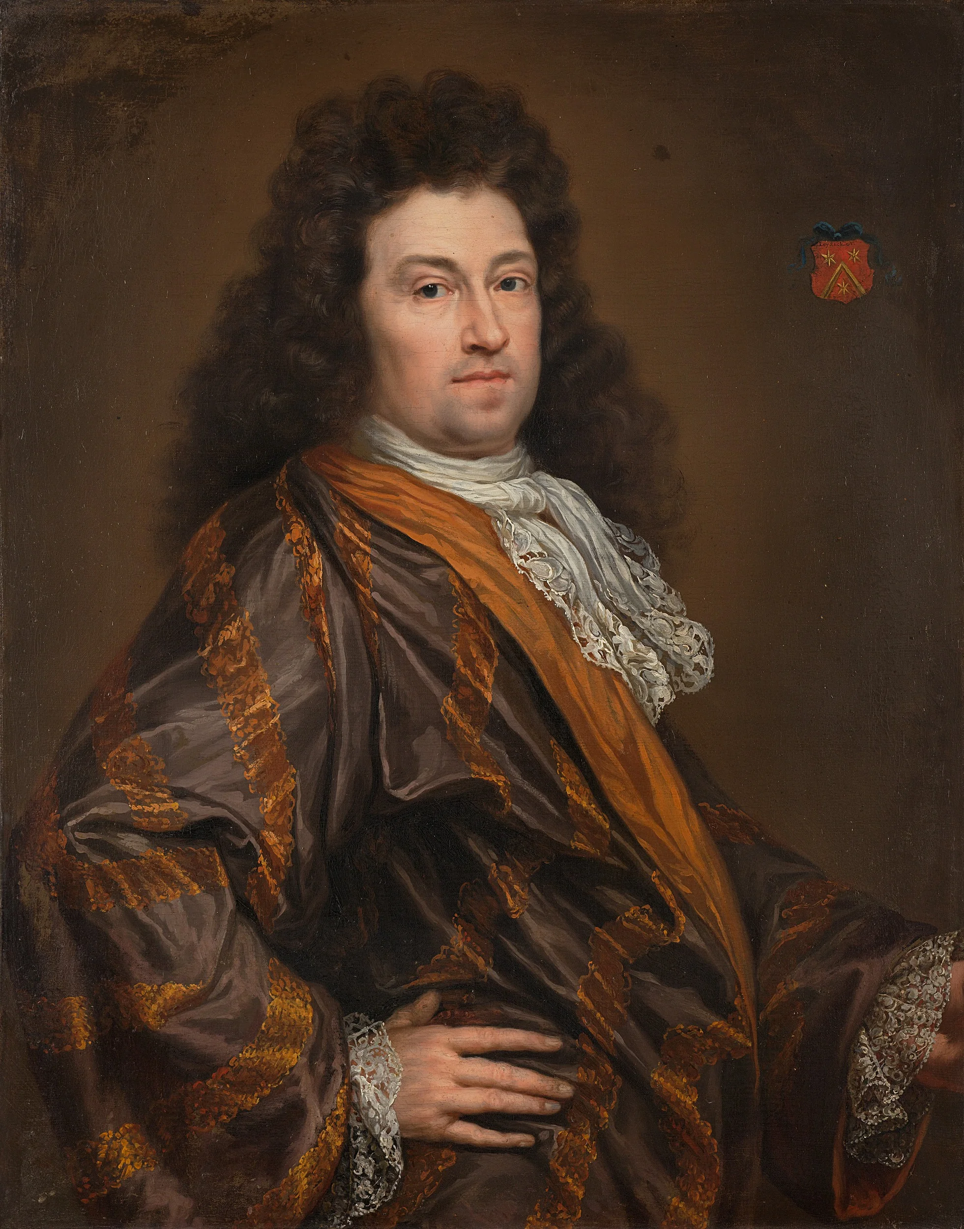 Portrait of François Leydecker, Delegate to the Court of Audit for Zeeland, detail