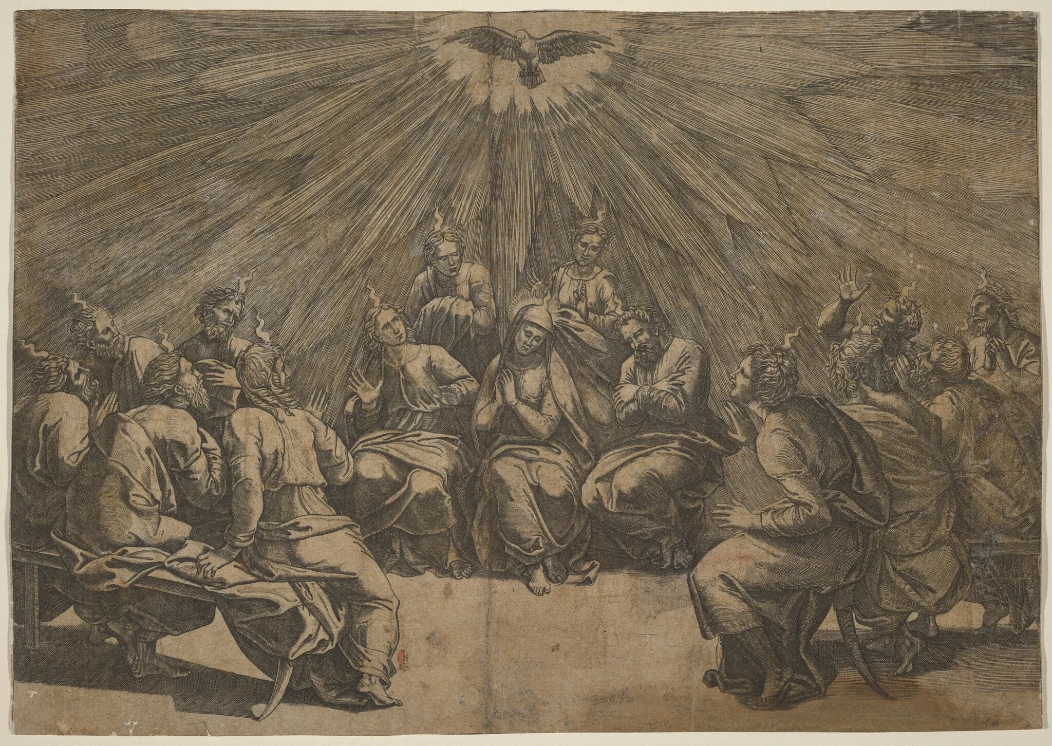 Pentecost, detail