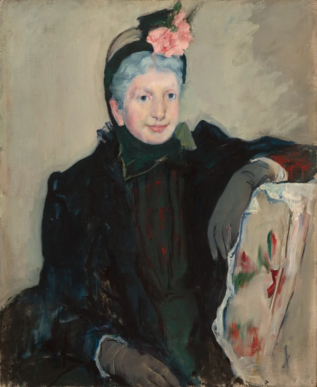 Portrait of a Lady, by Mary Cassatt, oil, 1887