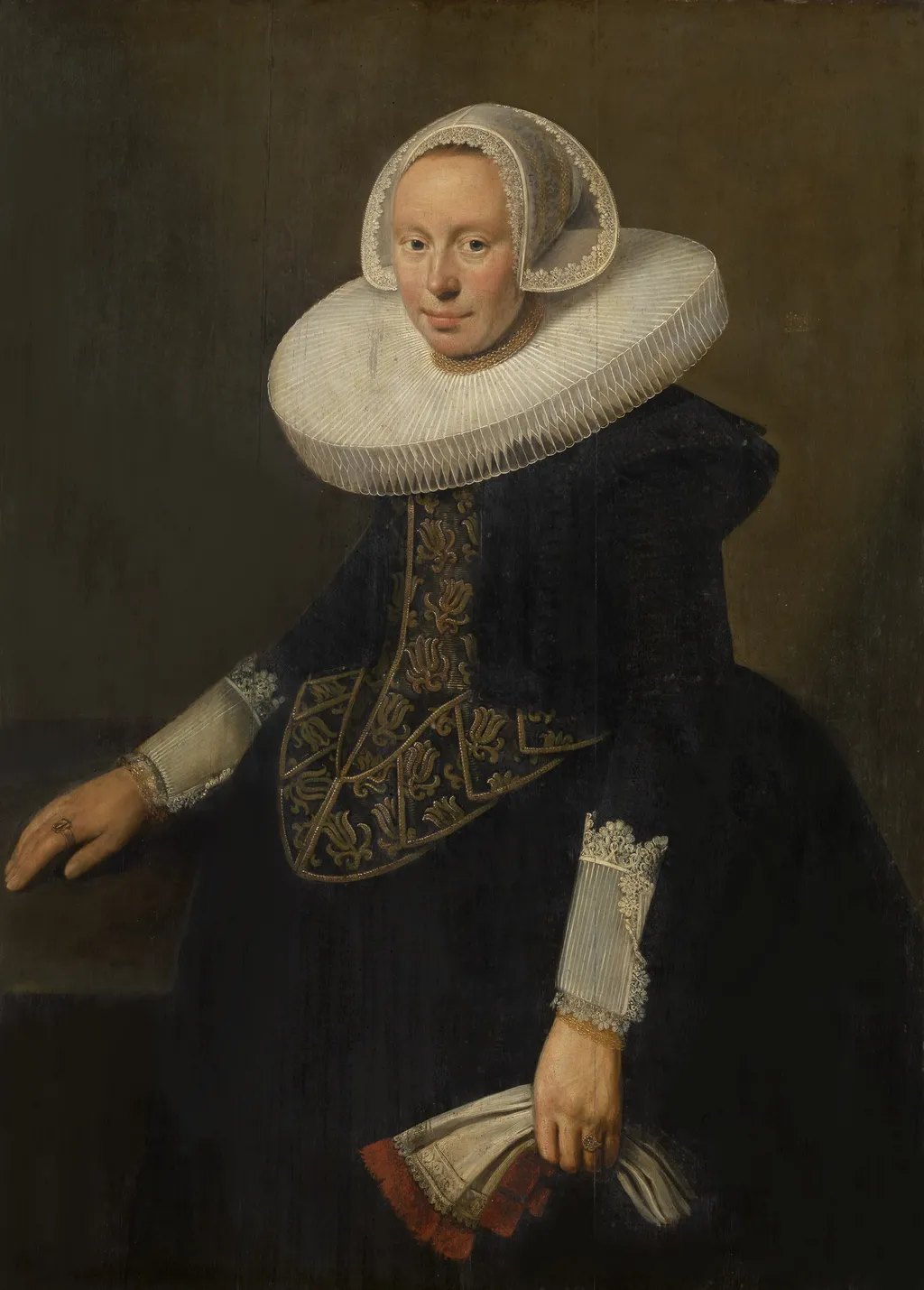 Portrait of a Woman, by Jan van Ravesteyn, oil, 1622