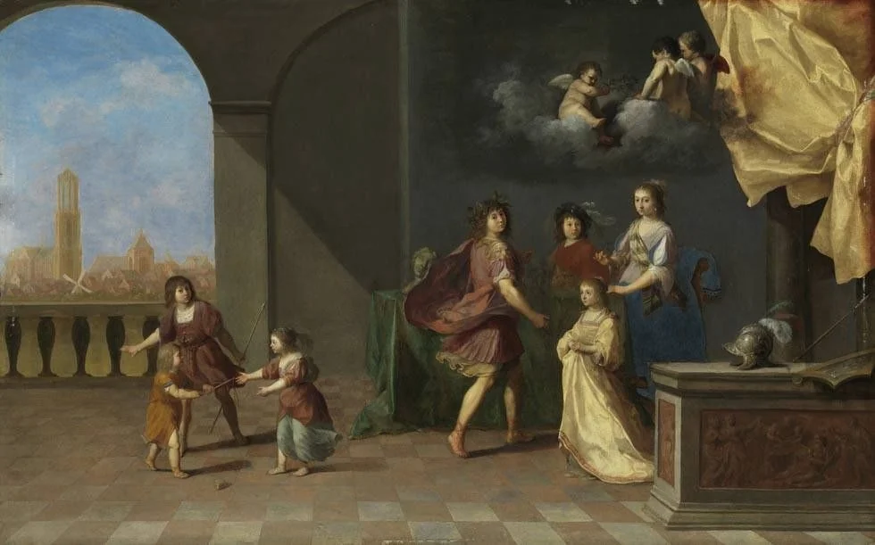 Portrait of the children of Frederik V of the Palatine and Elizabeth Stuart (?), detail