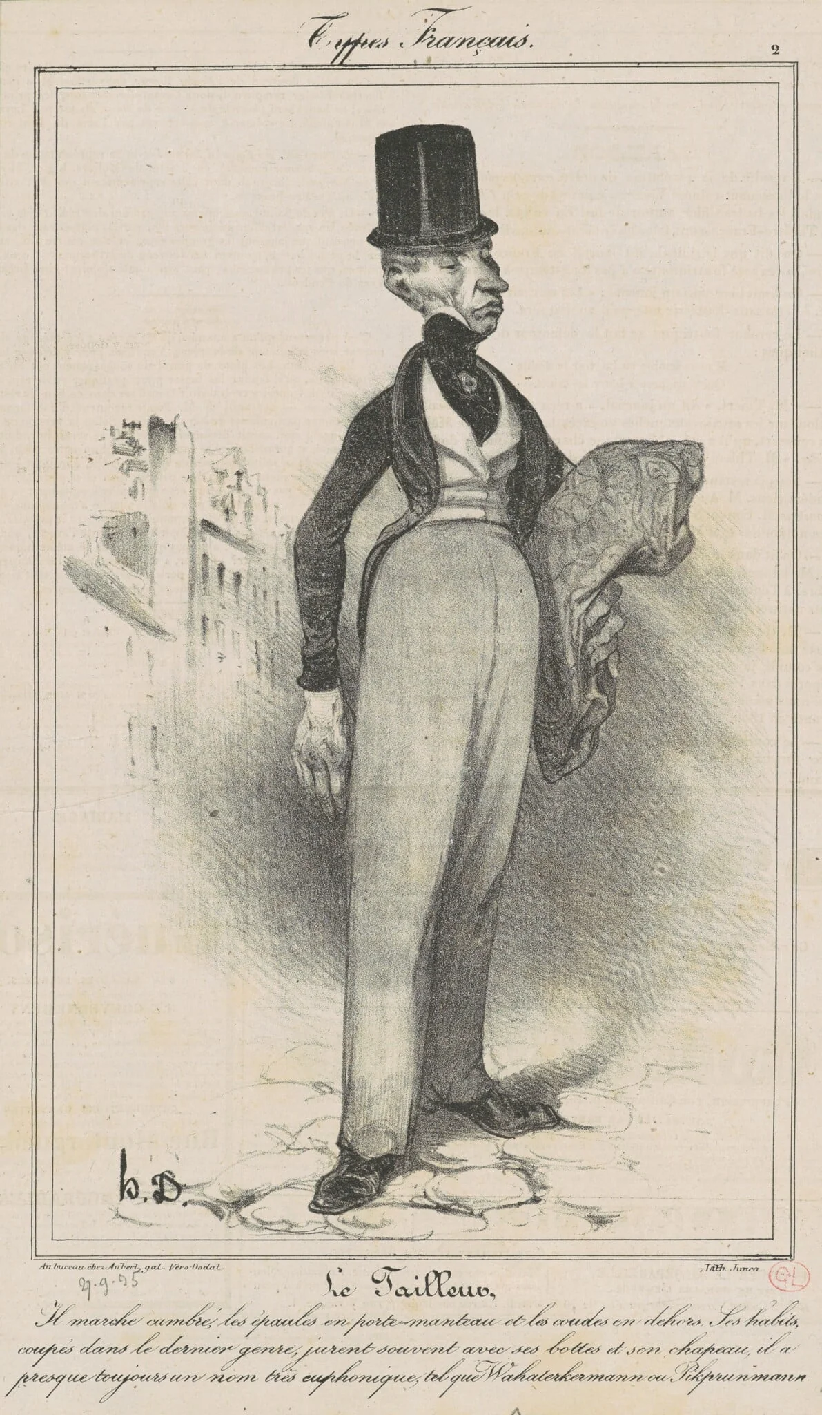 Le Tailleur, detail