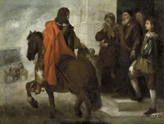 The Prodigal Son taking leave of his Home, by Bartolomé Esteban Murillo, oil, 1660