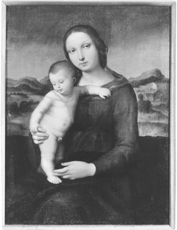 Maria mit Kind (Kopie nach), detail