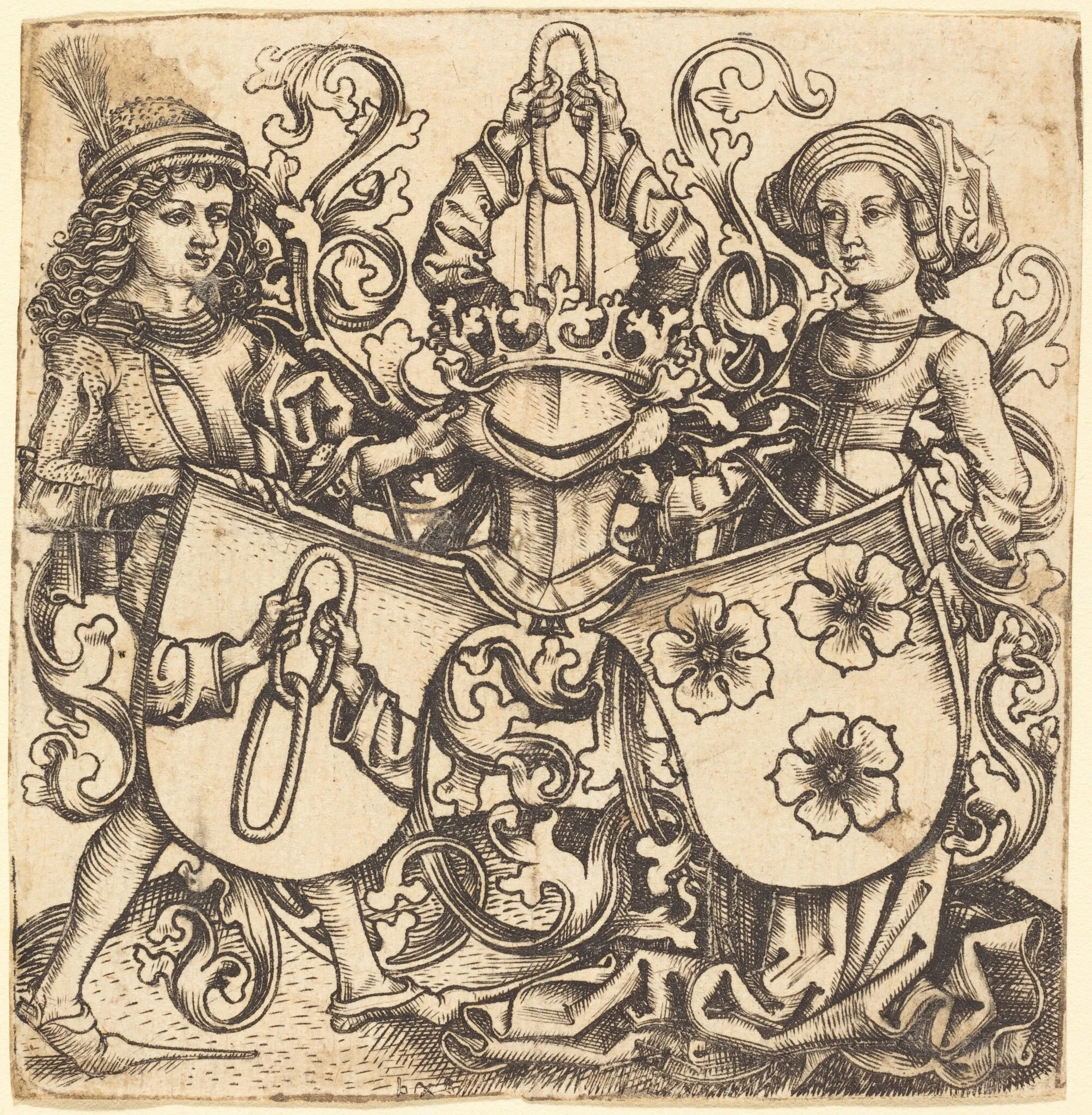 Arms of Rohrbach and Holzhausen, detail