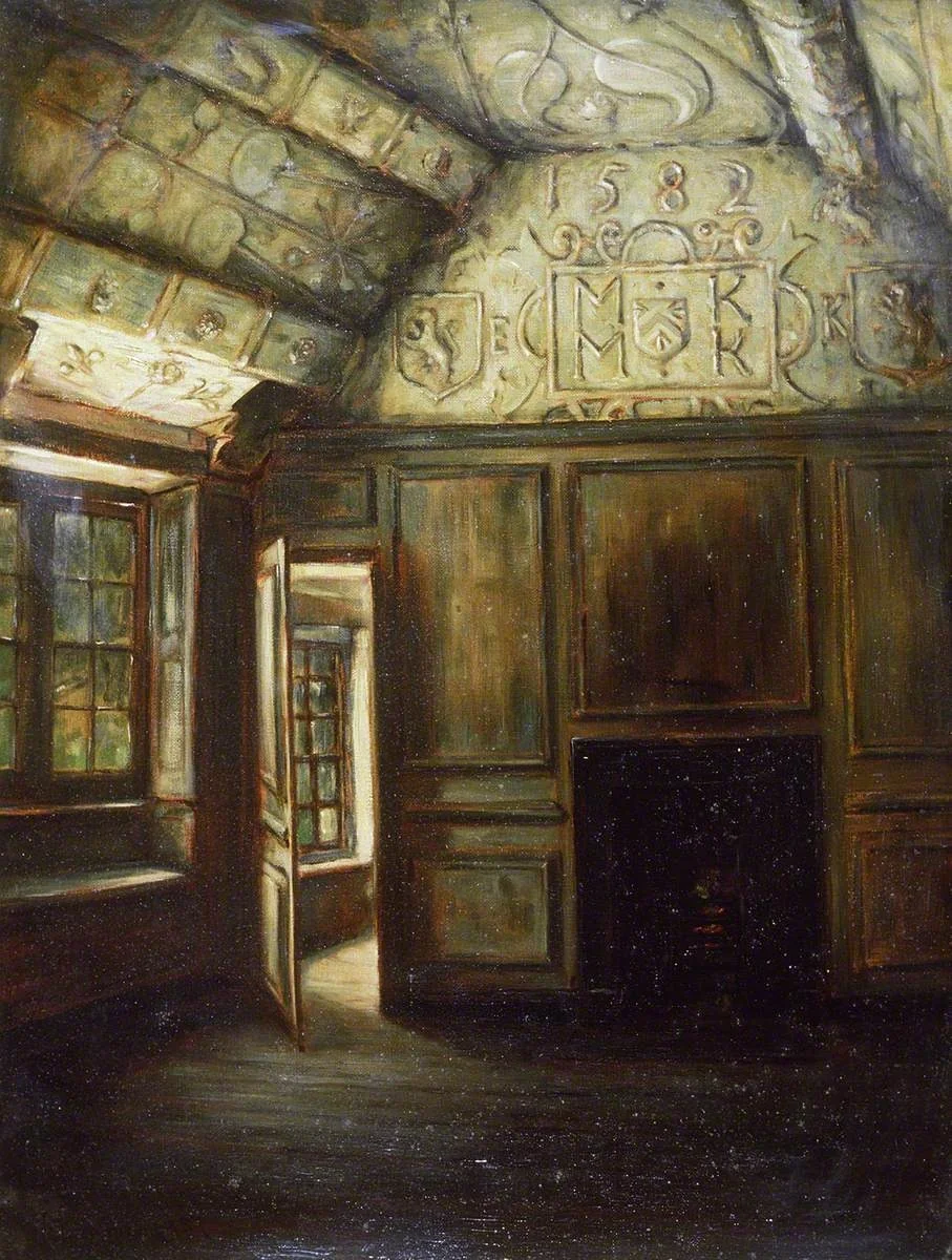 Maenan Hall, near Llanrwst, detail