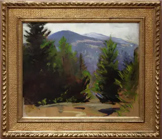 Sketch of Monadnock Mountain, by Abbott Handerson Thayer, oil, 1899