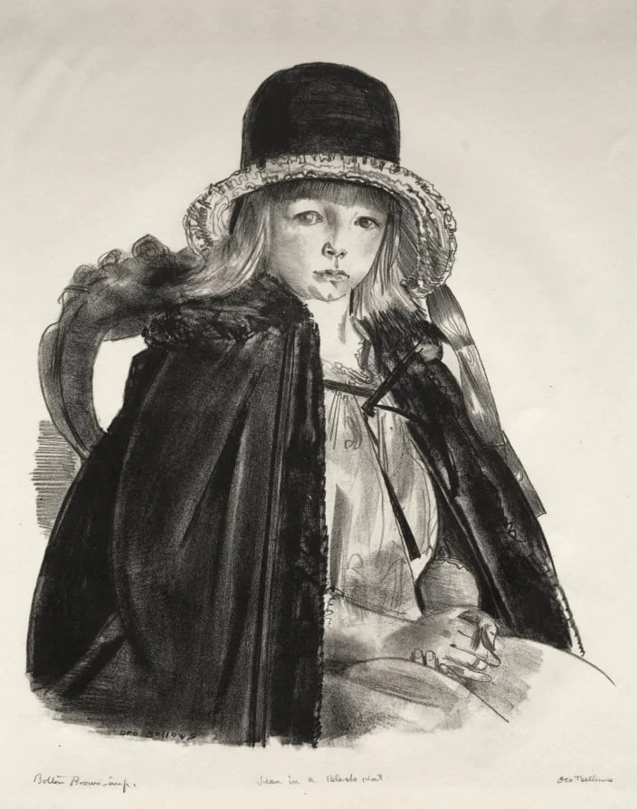 Jean in a Black Hat, detail