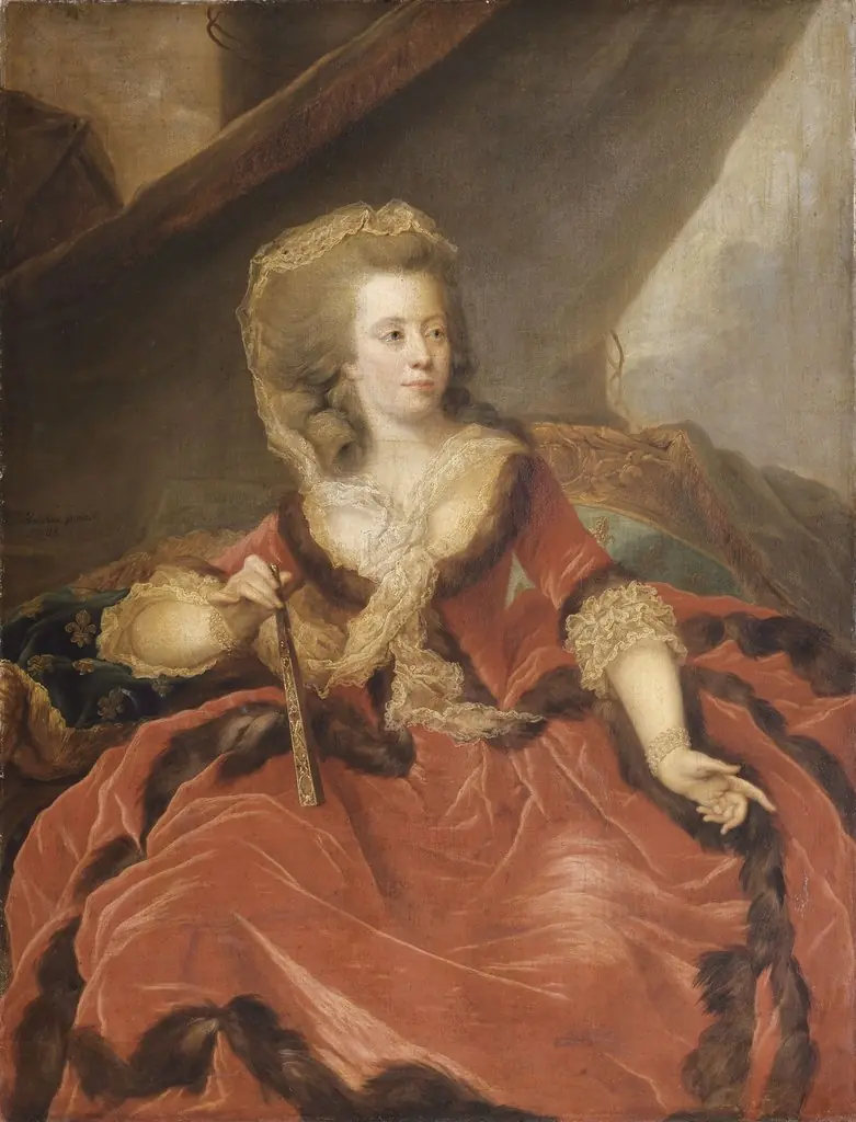 Portrait de Marie-Adélaïde de France, by Johann Ernst Heinsius, oil, 1794
