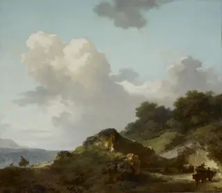 Le Rocher, by Jean Honoré Fragonard, oil, 1790