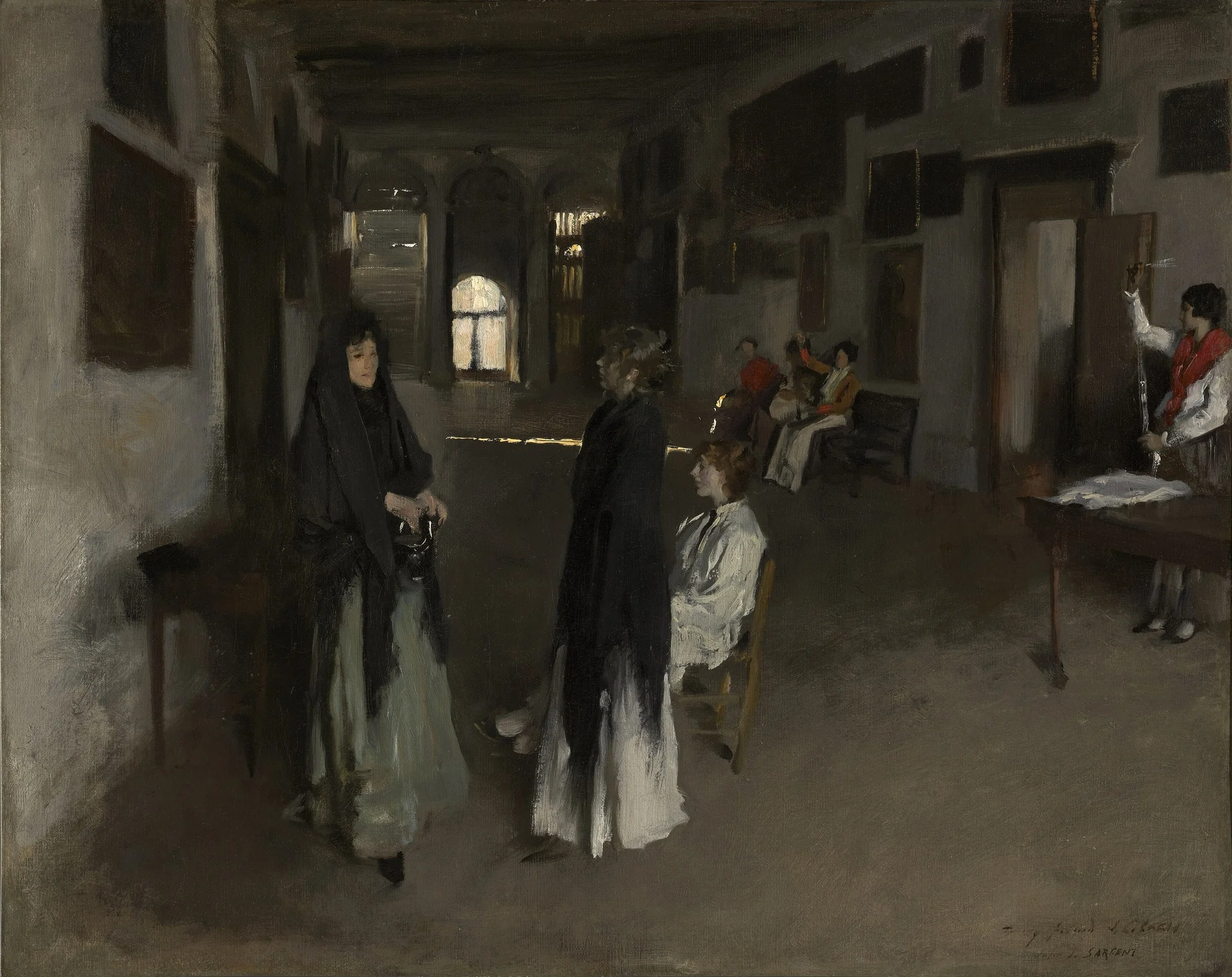 A Venetian Interior, detail