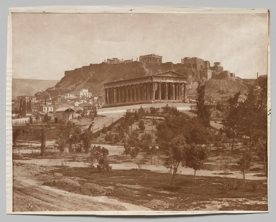 View of the Acropolis, detail