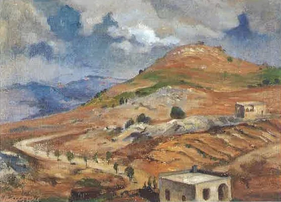 A View at Abadiyeh, detail