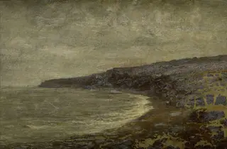 The Lonesome Bay, by Arthur Hawksley, unspecified, 1886