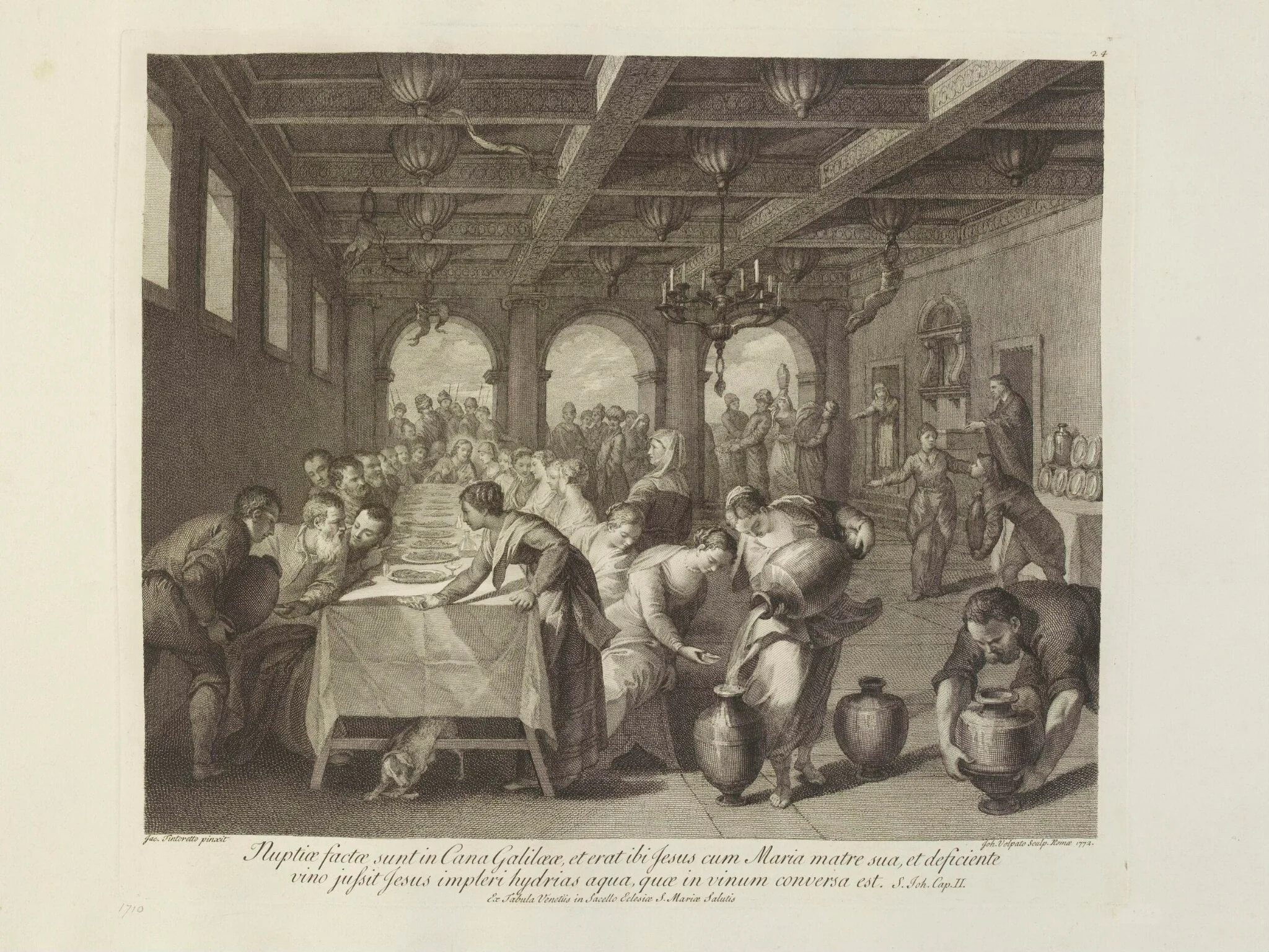 Marriage in Cana, detail