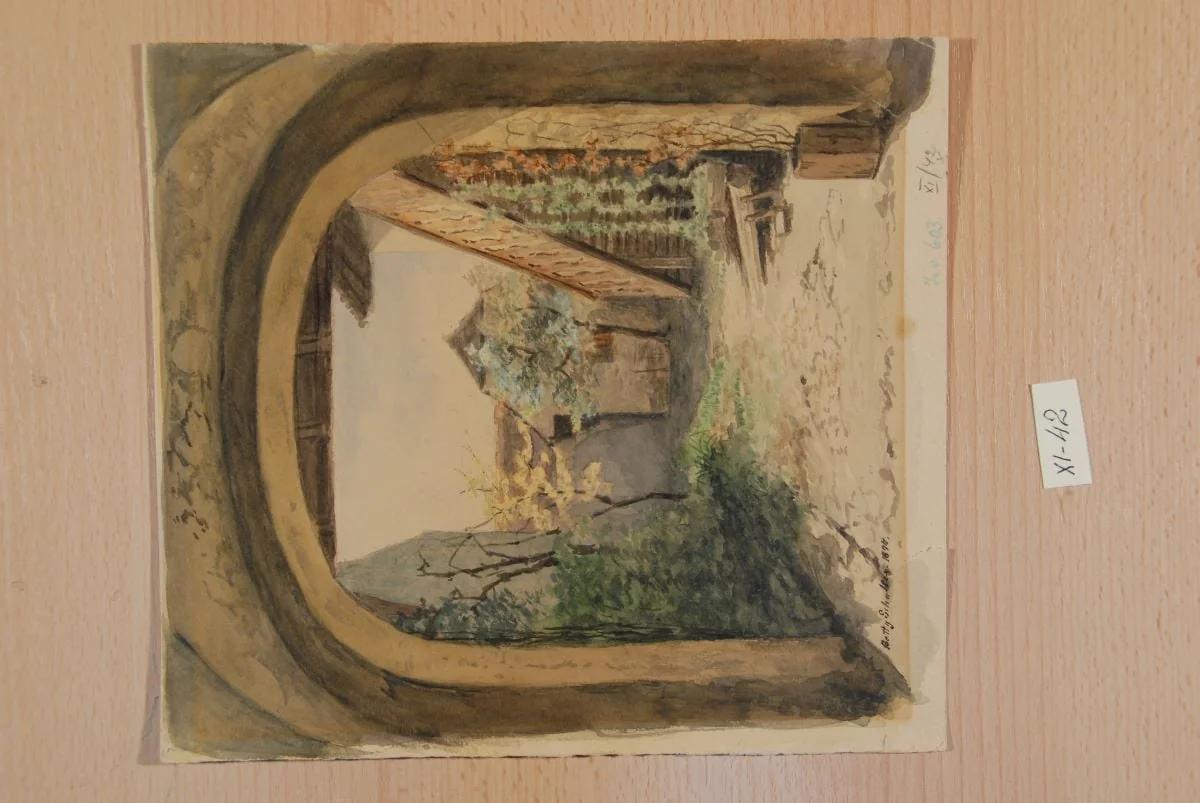 Curte veche din Sibiu, detail