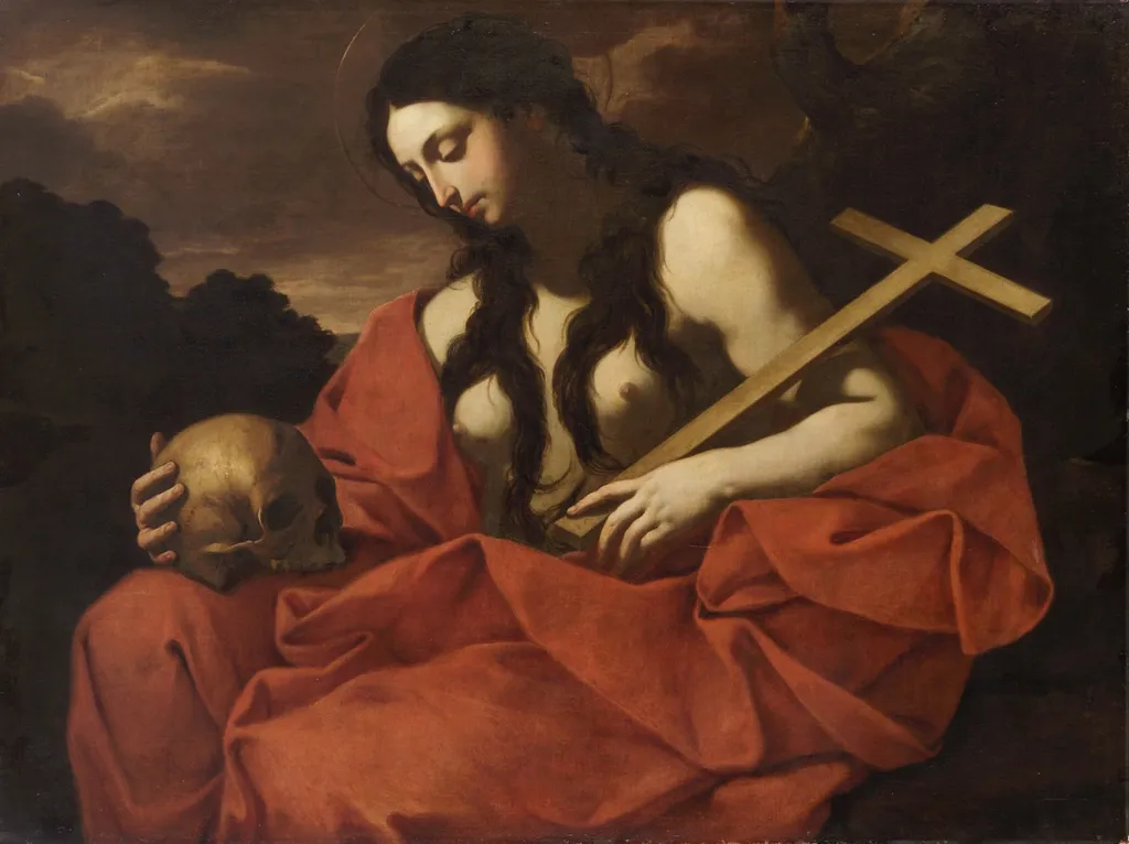 Penitent Mary Magdalene, by Flaminio Torre, unspecified, 1655