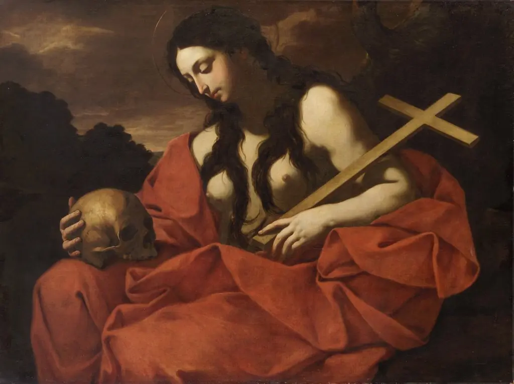 Penitent Mary Magdalene, by Flaminio Torre, unspecified, 1655