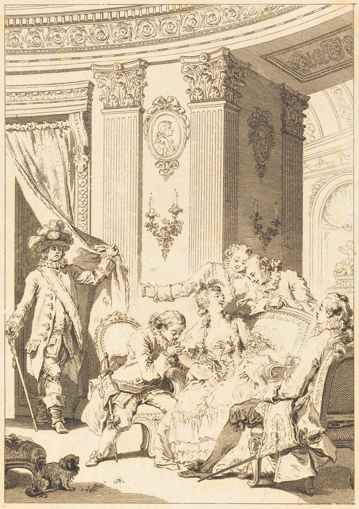Le mari confesseur, detail