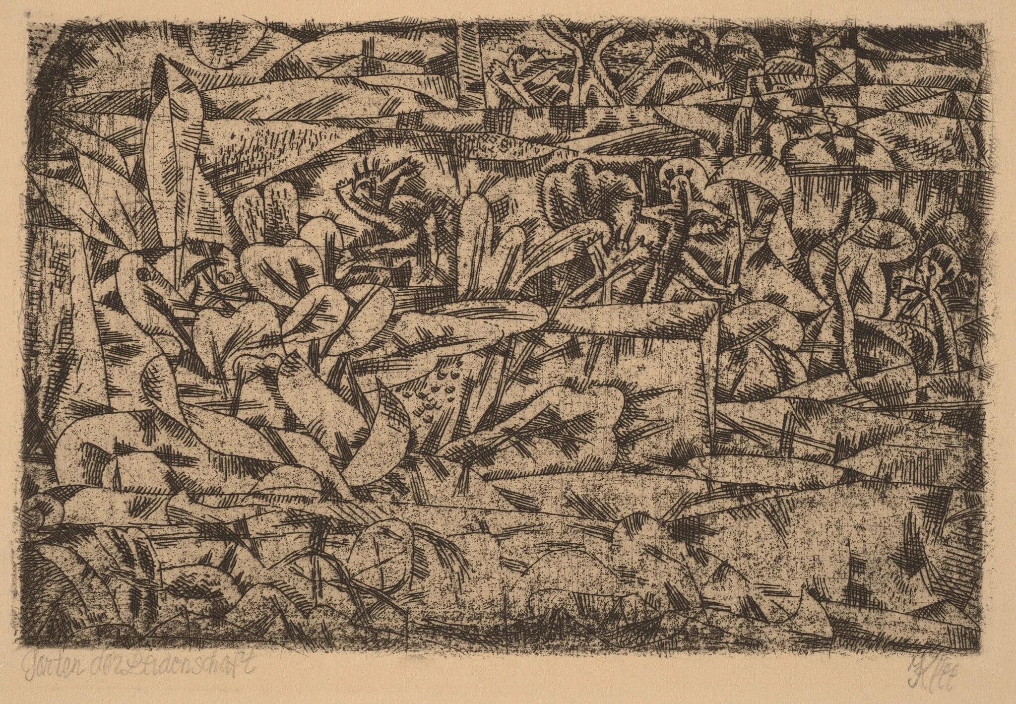 Garden of Passion (Garten der Leidenschaft), detail