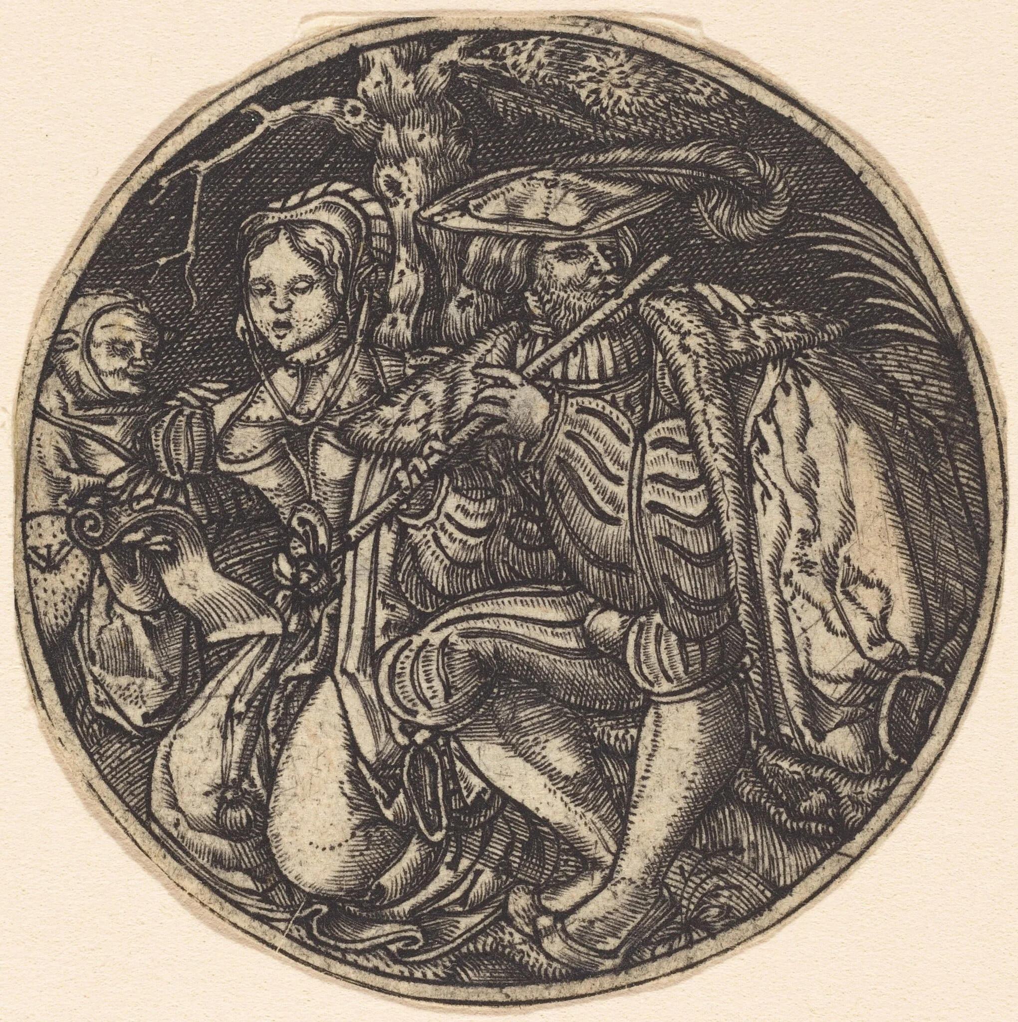 The Flute Player, detail