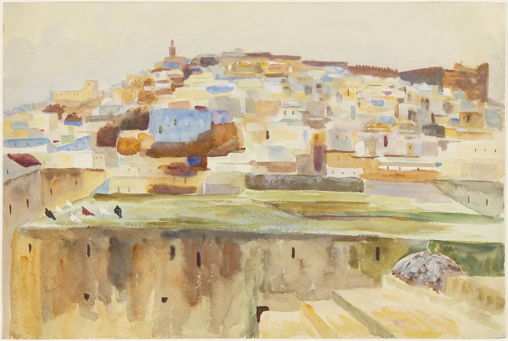 Tangier, by Emily Sargent, watercolor, 1900
