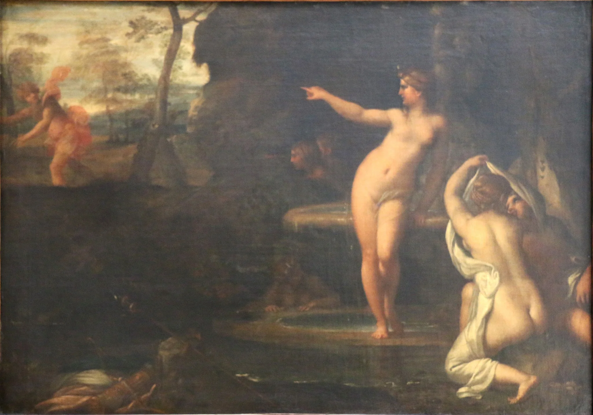 Diana Surprised by Actaeon, detail