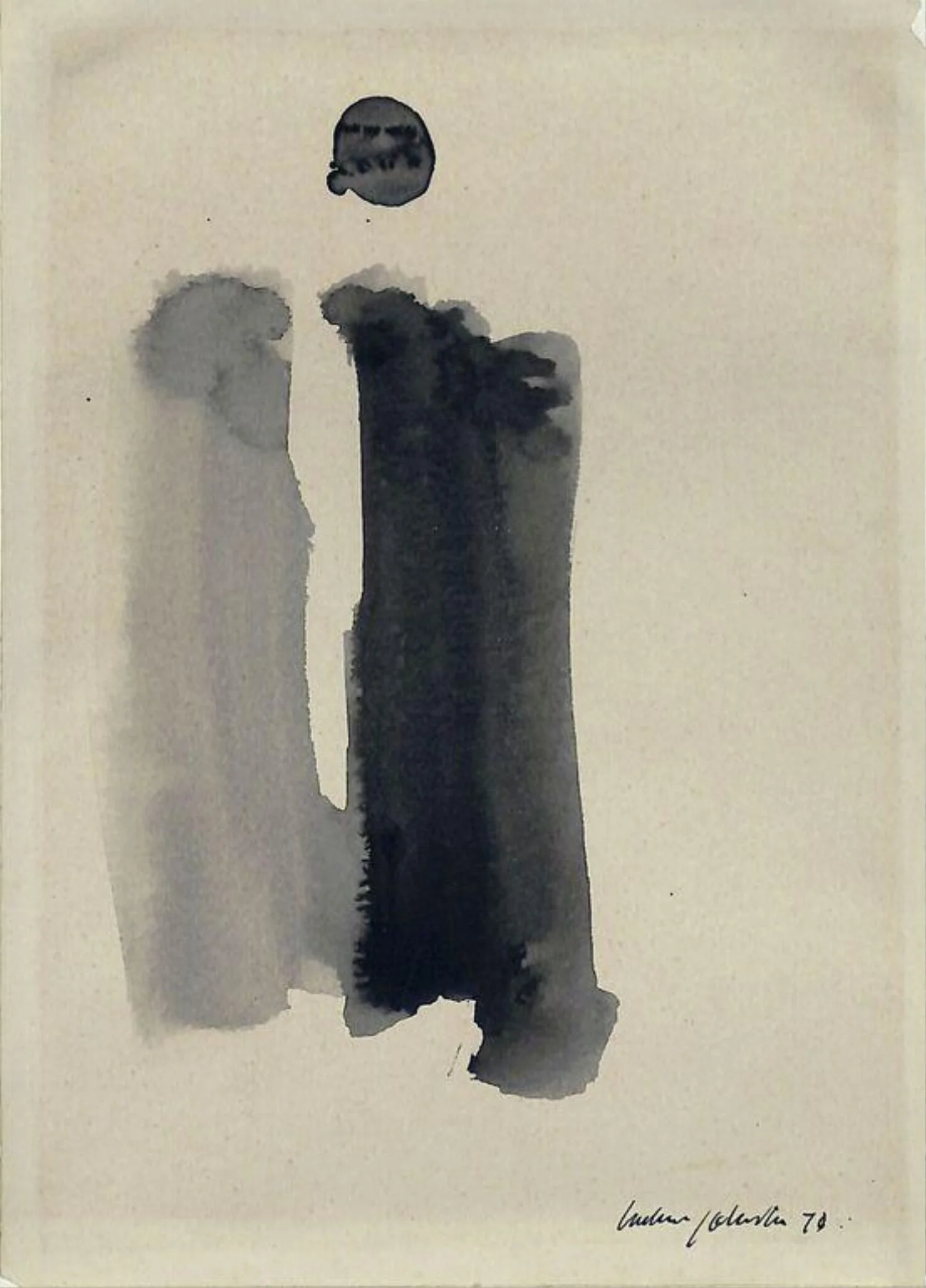 Two Figures, detail