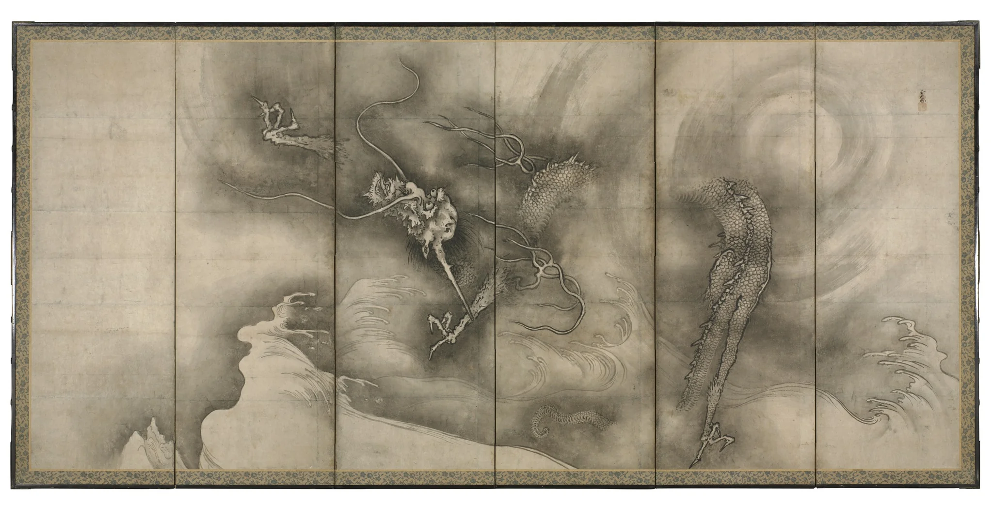 Dragon and Tiger, detail