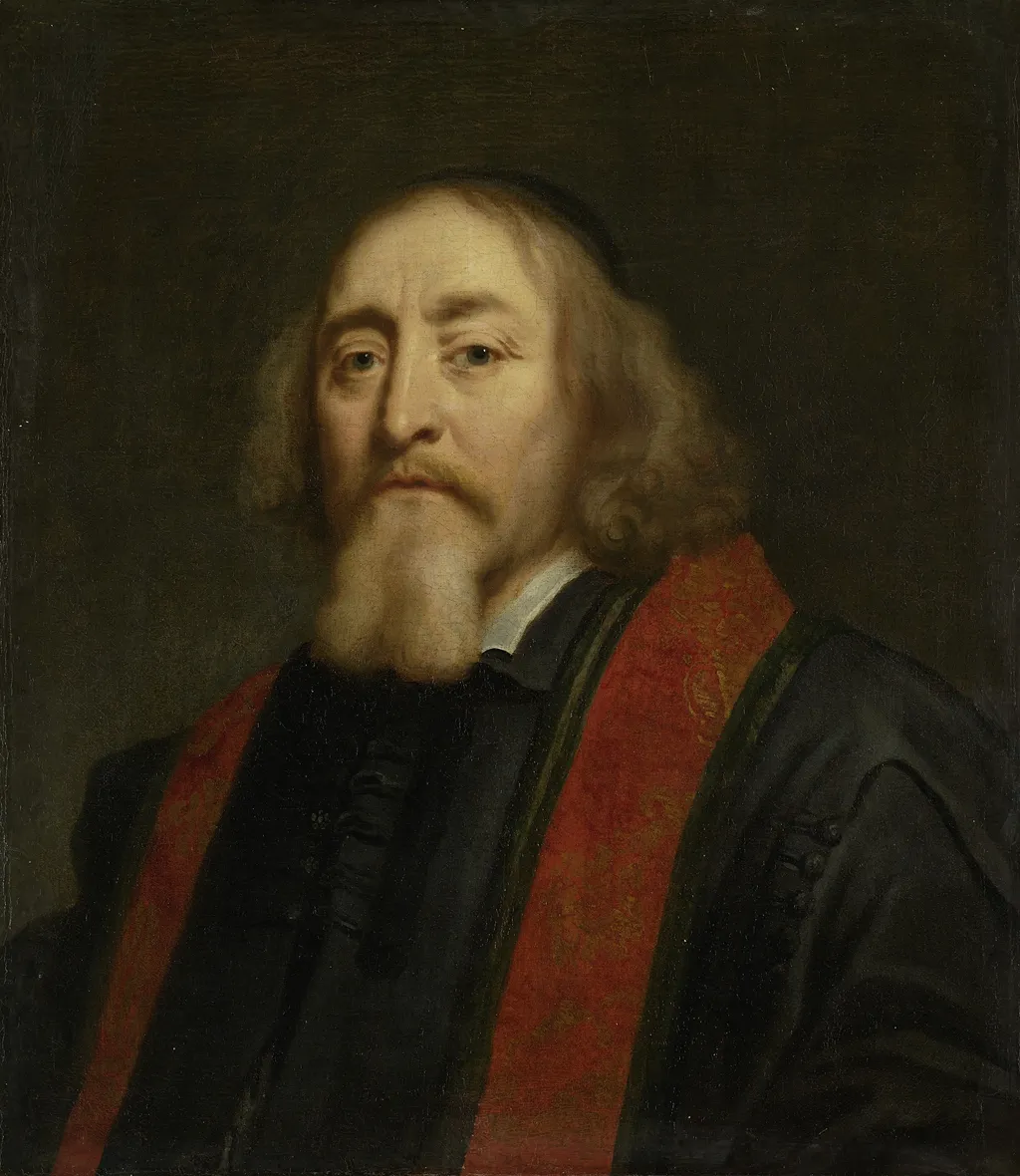 Jan Amos Comenius (Komensky) (1592-1670). Czech humanist and pedagogue. Exiled as a leader of the Moravian or Bohemian Brethren and settled in Amsterdam in 1656, by Jürgen Ovens, oil, 1650