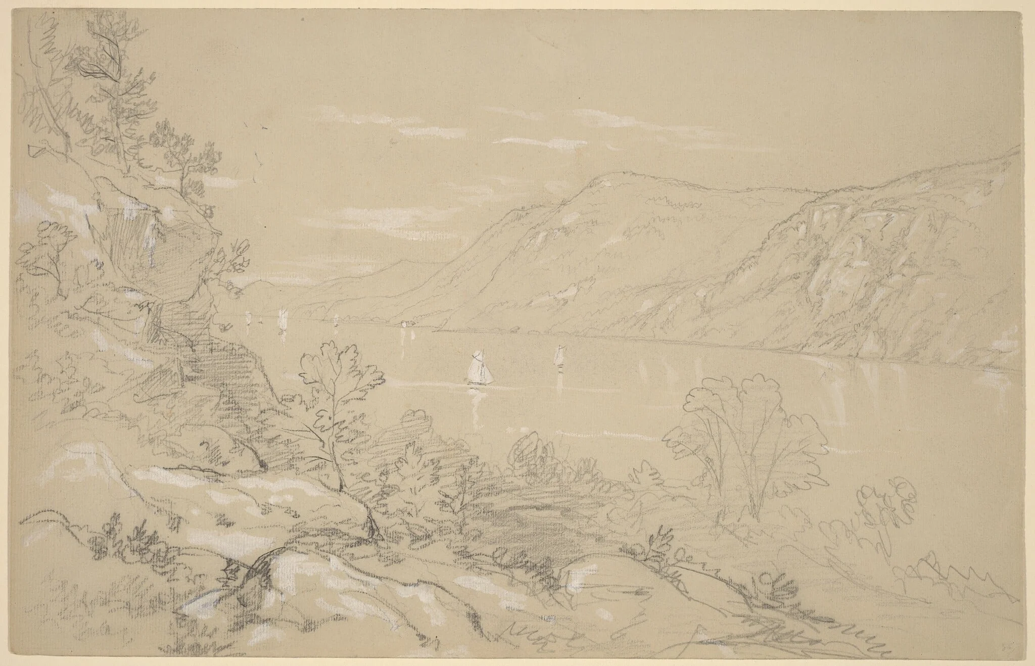 North from Storm King, detail