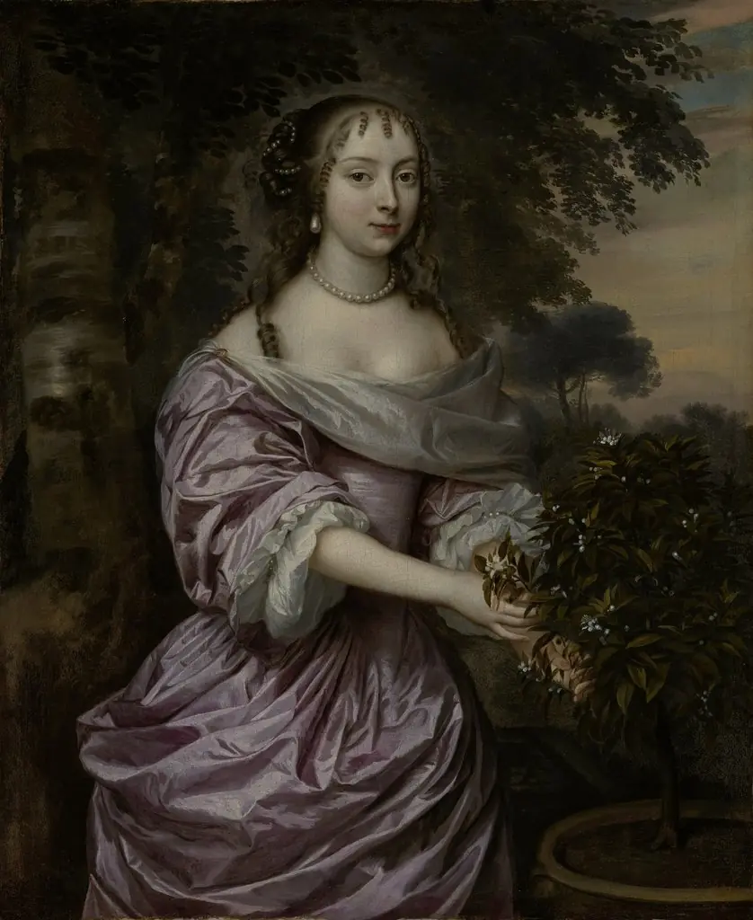 Portrait of a Woman, by Johannes Mytens, oil, 1660