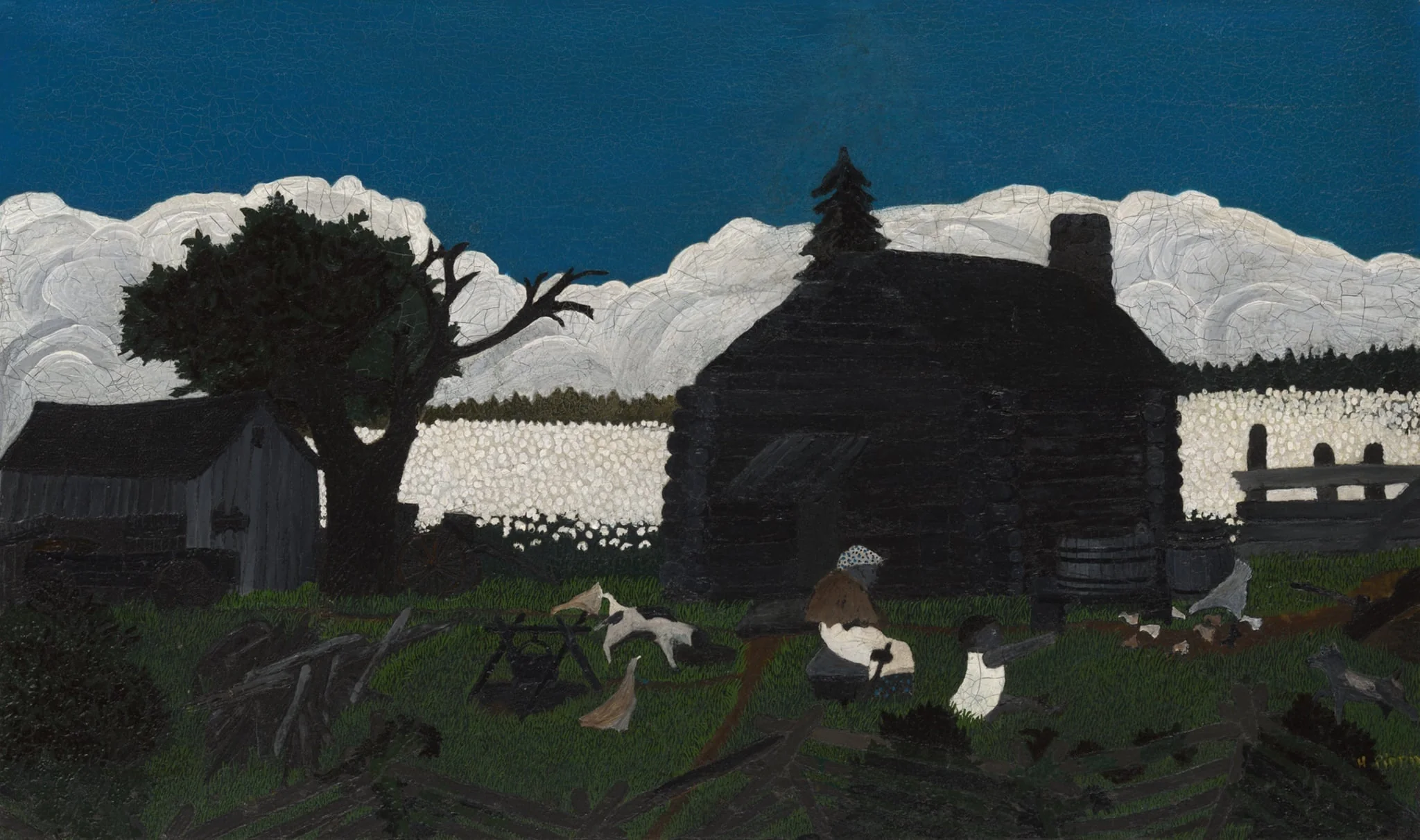 Cabin in the Cotton, detail