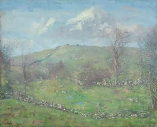 Spring on the Hillside, by Charles Harold Davis, unspecified, 1920