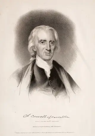 Charles Carroll of Carrollton, Maryland, by Albert Newsam, 1832