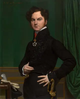 Amédée-David, the Comte de Pastoret, by Jean Auguste Dominique Ingres, oil, 1824