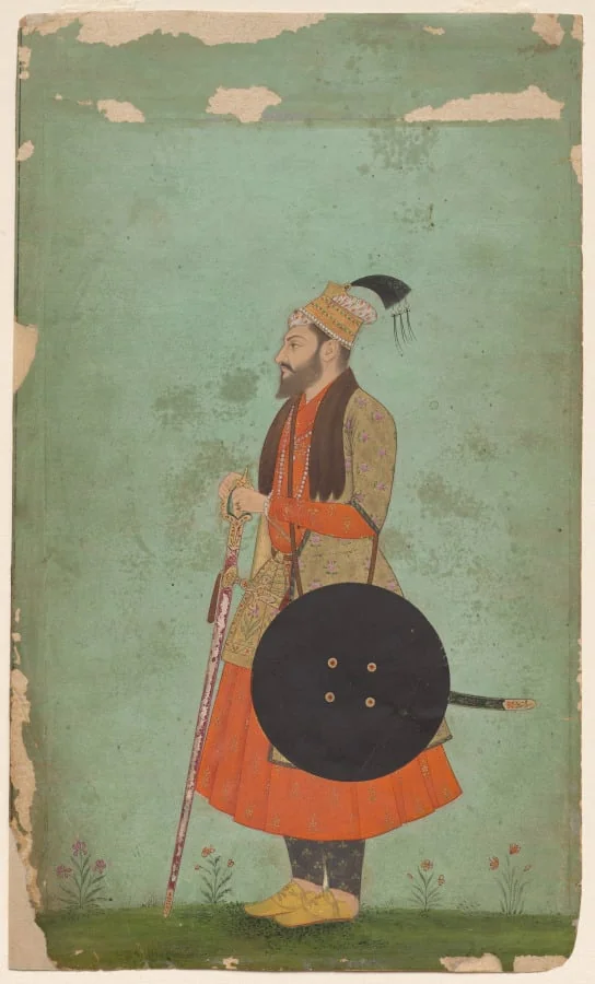 Portrait of Prince Murad Baksh (1624–1661), detail