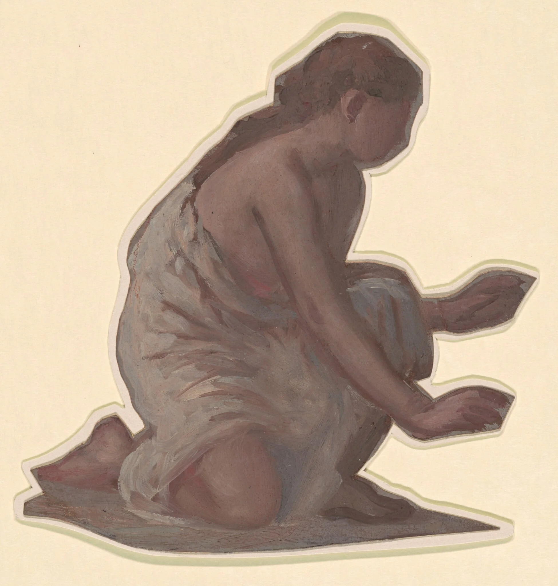 Study for "Greek Girls Bathing", detail