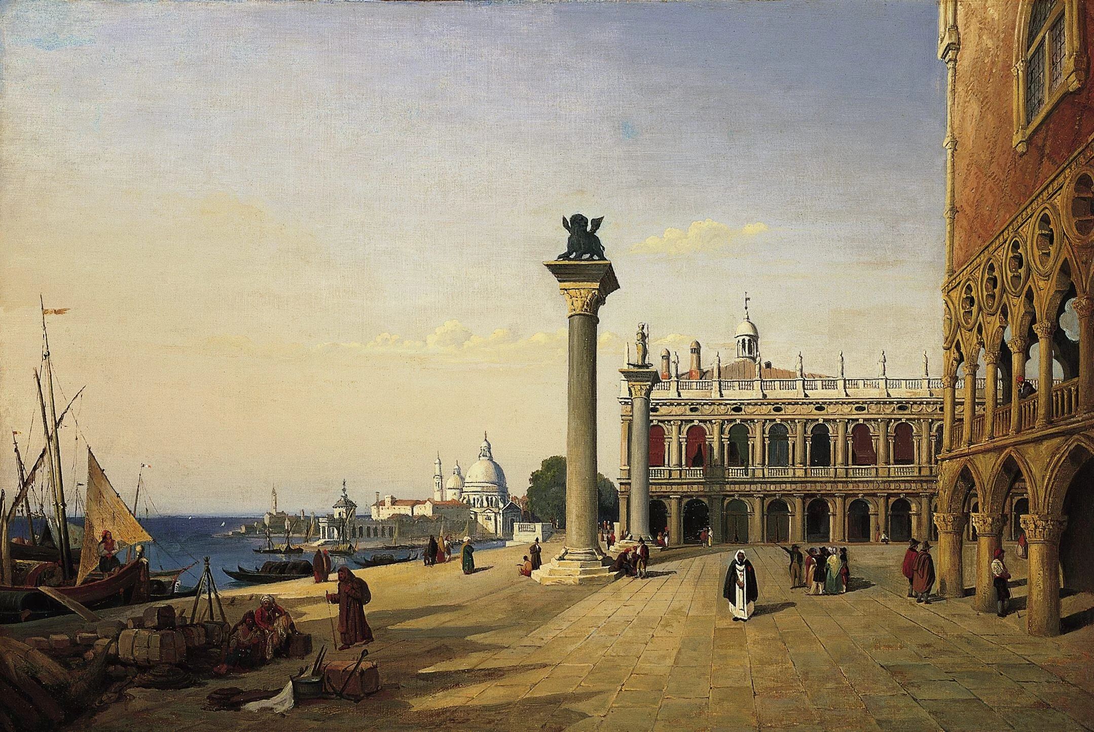 Venise, La Piazetta, detail