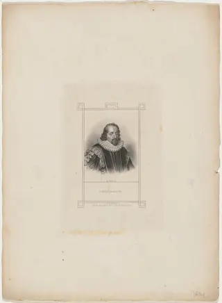 Lord Bacon, by Henry Adlard, ink, 1840