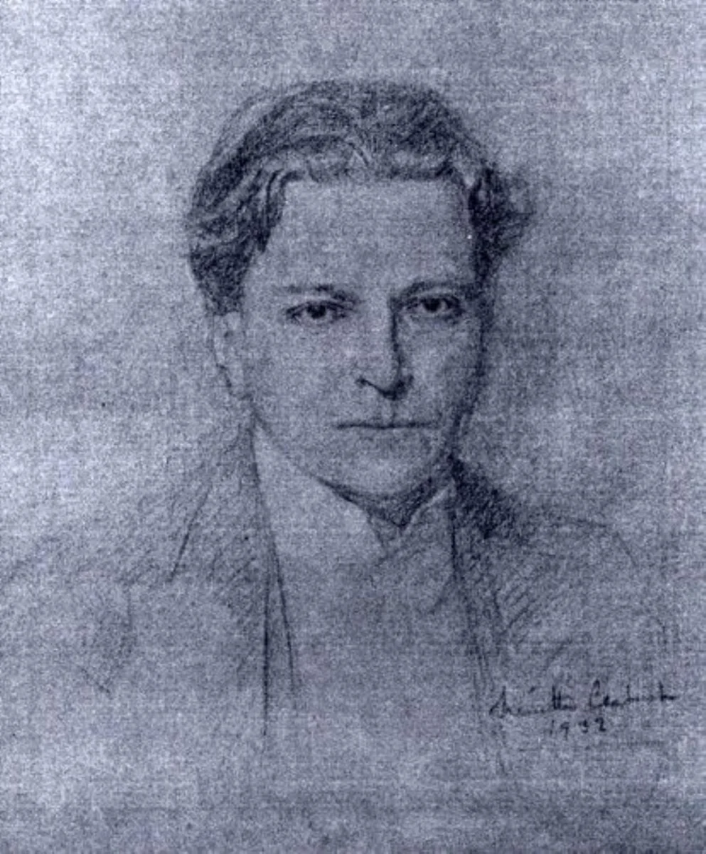 George Enescu, detail