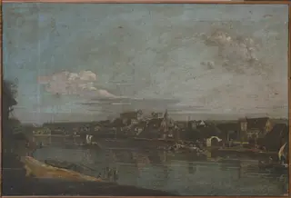 View of Pirna, by Bernardo Bellotto, oil, 1760