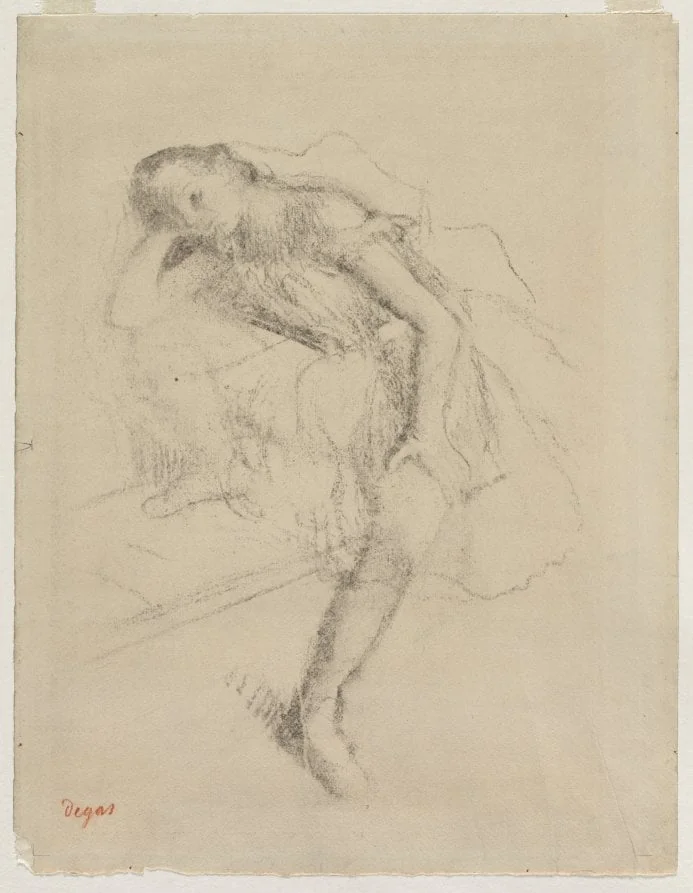 Dancer at Rest, detail