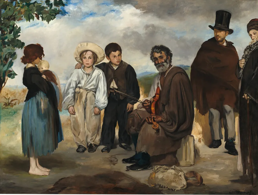 The Old Musician, by Édouard Manet, oil, 1862